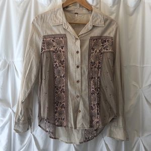 Free People Button Down